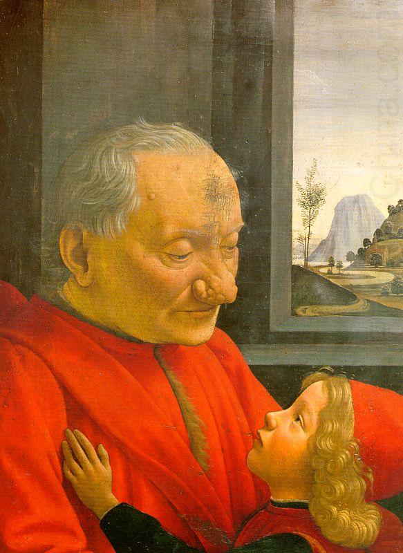 Domenico Ghirlandaio An Old Man and his Grandson china oil painting image